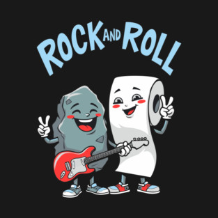 Rock and Roll Music Lover Parody Funny Pun T-Shirt