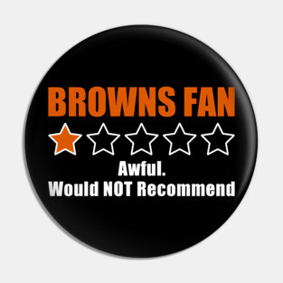 BROWNS-FAN Pin