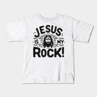 Jesus is My Rock Kids T-Shirt