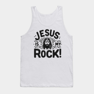 Jesus is My Rock Tank Top