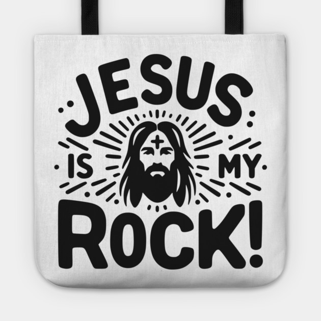 Jesus is My Rock Tote by Frank Ring