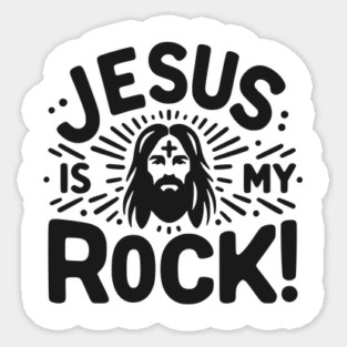 Jesus is My Rock Magnet