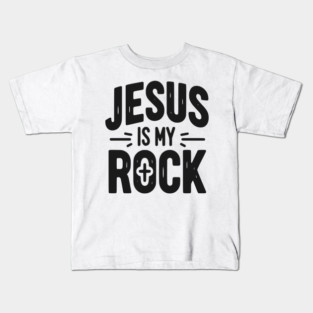 Jesus is My Rock Kids T-Shirt