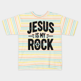 Jesus is My Rock Kids T-Shirt