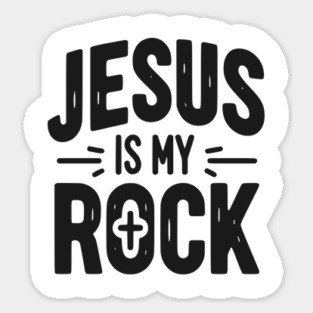 Jesus is My Rock Magnet