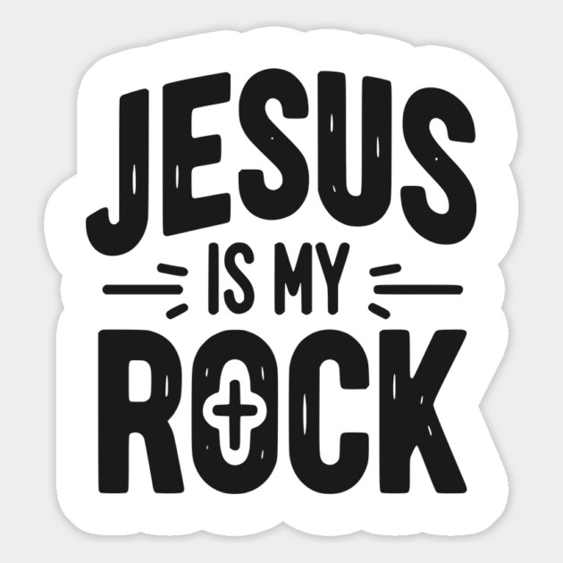 Jesus is My Rock Magnet by Frank Ring
