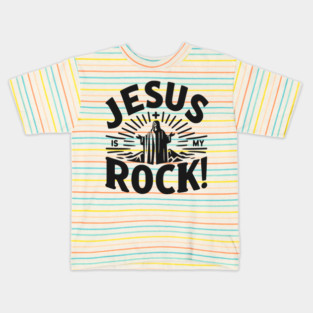 Jesus is My Rock Kids T-Shirt