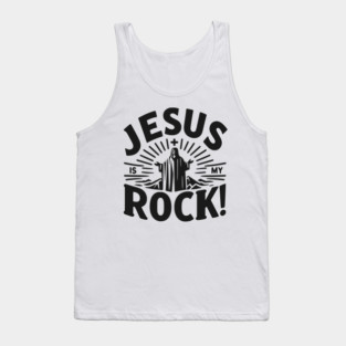 Jesus is My Rock Tank Top
