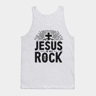 Jesus is My Rock Tank Top