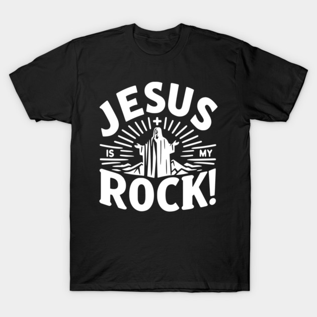 Jesus is My Rock T-Shirt by Frank Ring
