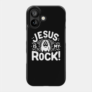 Jesus is My Rock Phone Case