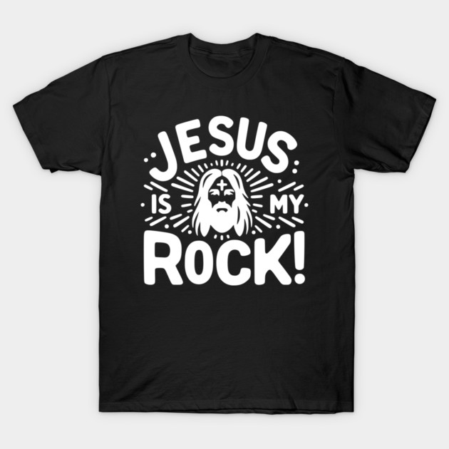 Jesus is My Rock T-Shirt by Frank Ring
