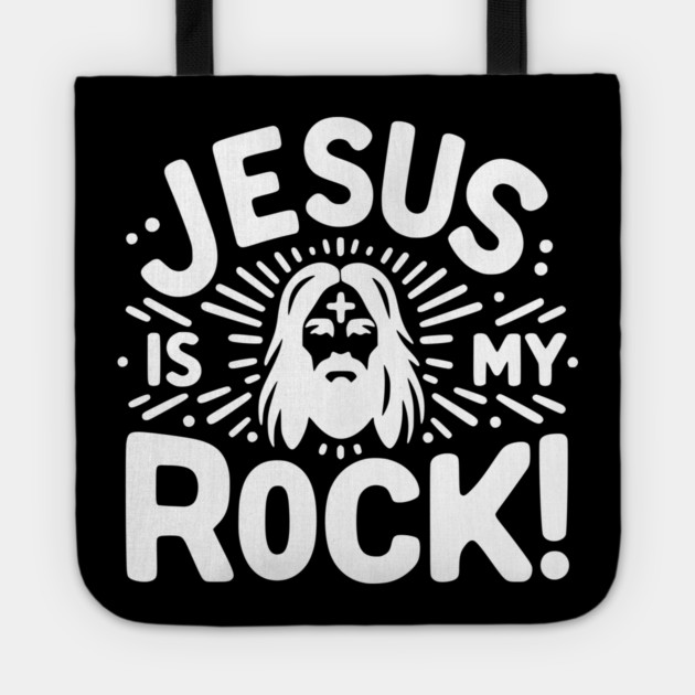 Jesus is My Rock Tote by Frank Ring