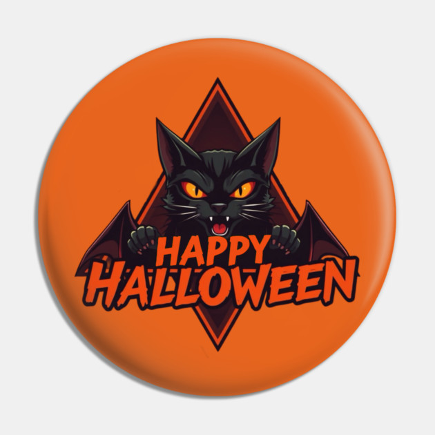 Happy Halloween Cat Pin by Pete the Cat Guy
