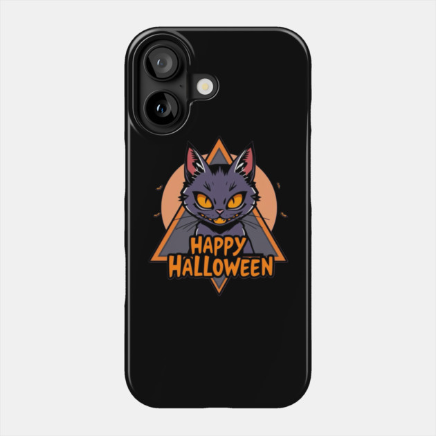 Happy Halloween Cat Phone Case by Pete the Cat Guy