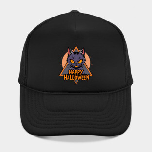Happy Halloween Cat Hat