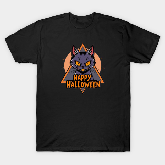 Happy Halloween Cat T-Shirt by Pete the Cat Guy