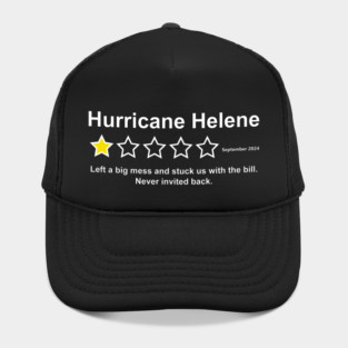 Hurricane Helene One Star Review Hat