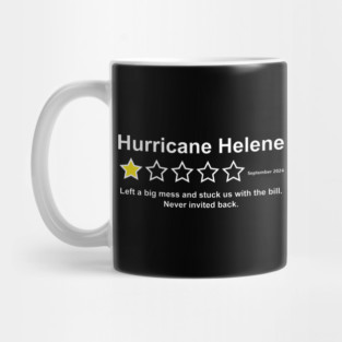 Hurricane Helene One Star Review Mug