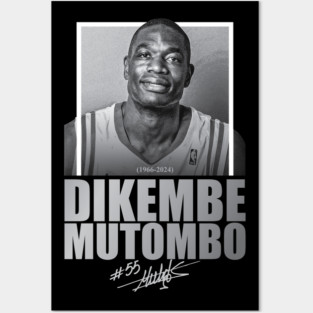 Dikembe Mutombo Posters and Art