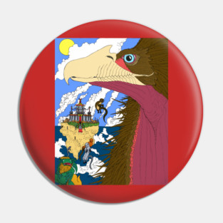 Skies Bird Shirt Pin
