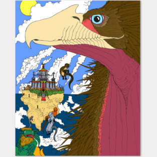 Skies Bird Shirt Posters and Art