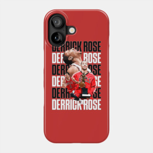 Derrick Rose Vector Art Phone Case