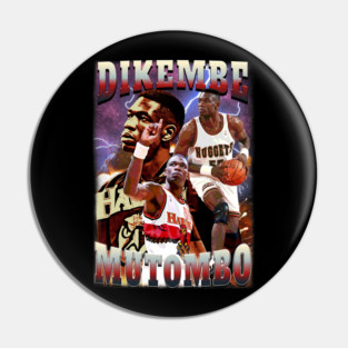 Dikembe Mutombo Vintage Bootleg Tee Pin