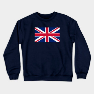 Union Jack - Punk Rock Jacket Button Crewneck Sweatshirt