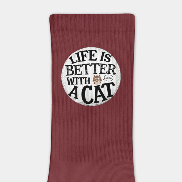 Life Is better With A Cat by Jo Palmer