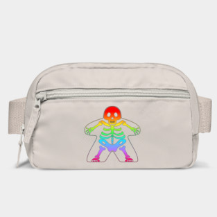 Skeleton Meeple - Rainbow Bag