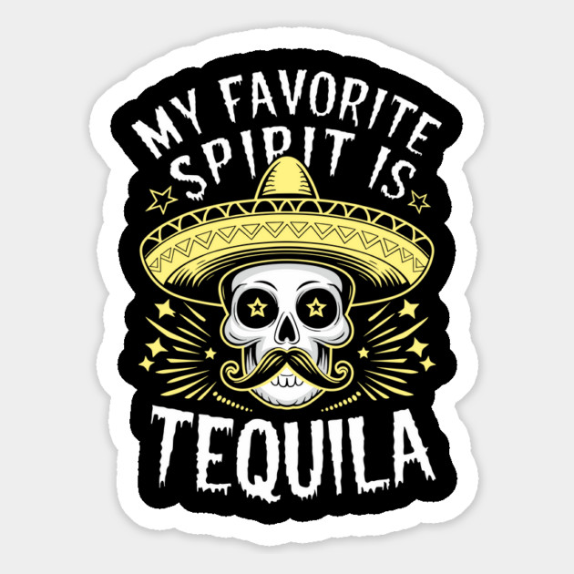 My Favorite Spirit Is Tequila Mexican Party Fiesta Magnet by Anticorporati