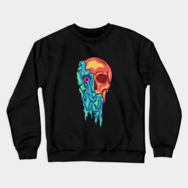 Gooey Spooky vibes Crewneck Sweatshirt by Nightshade Bloom