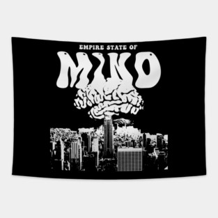 Retro empire state of mind Tapestry