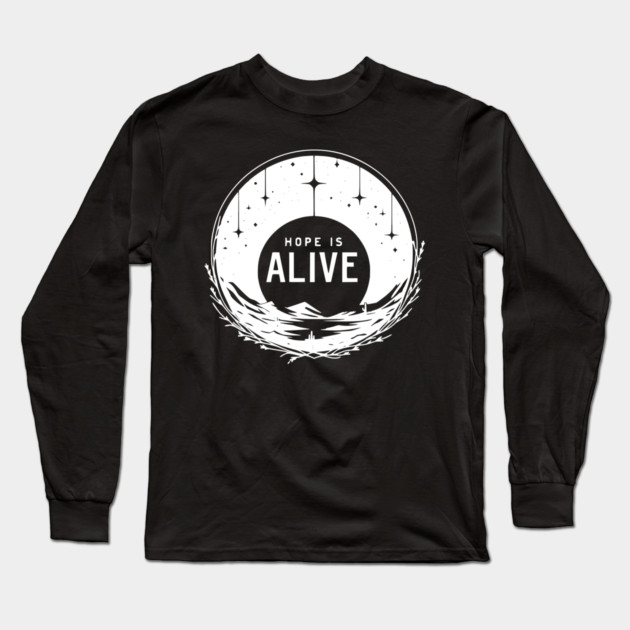 Hope is Alive Long Sleeve T-Shirt by Frank Ring
