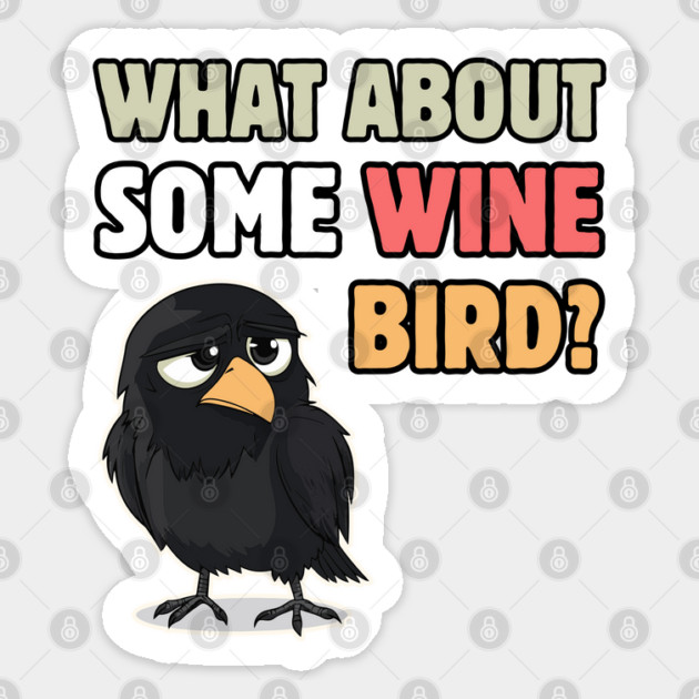 Flirty Crow - Cute & Funny Sticker by TuncGK