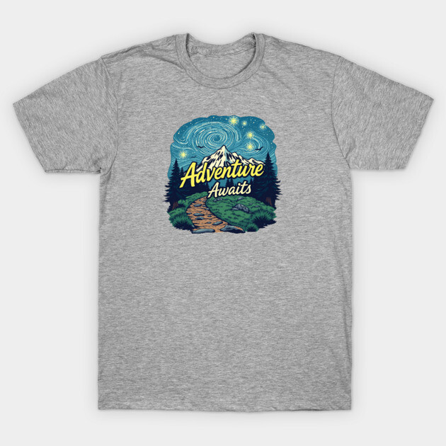 Adventure Awaits T-Shirt by Pete the Cat Guy