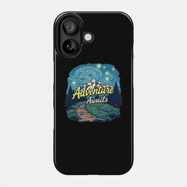 Adventure Awaits Phone Case by Pete the Cat Guy