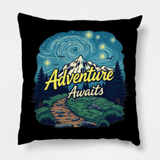 Adventure Awaits Pillow