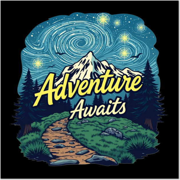 Adventure Awaits Wall Art by Pete the Cat Guy