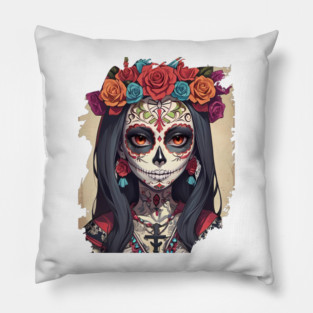 Mexican-Muerte Pillow