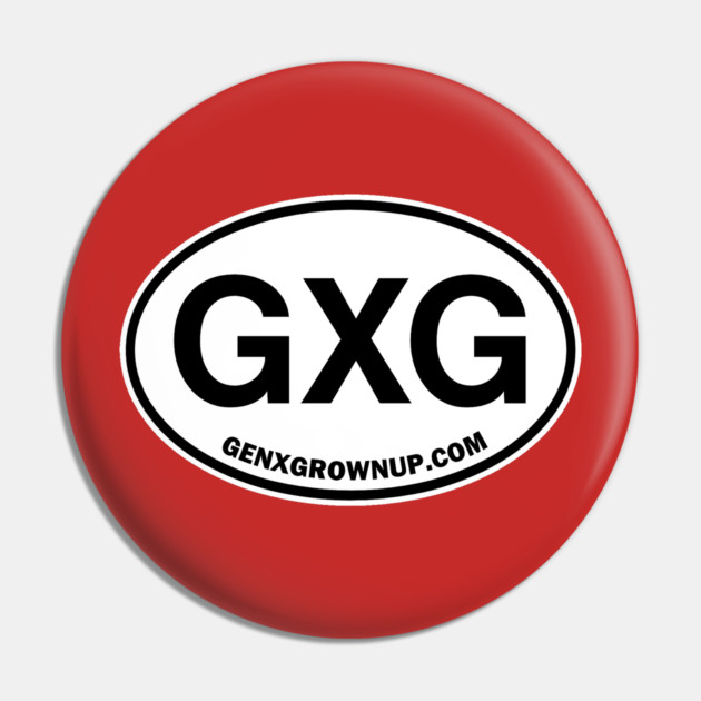 GXG Marathon Pin by GenXGrownUp