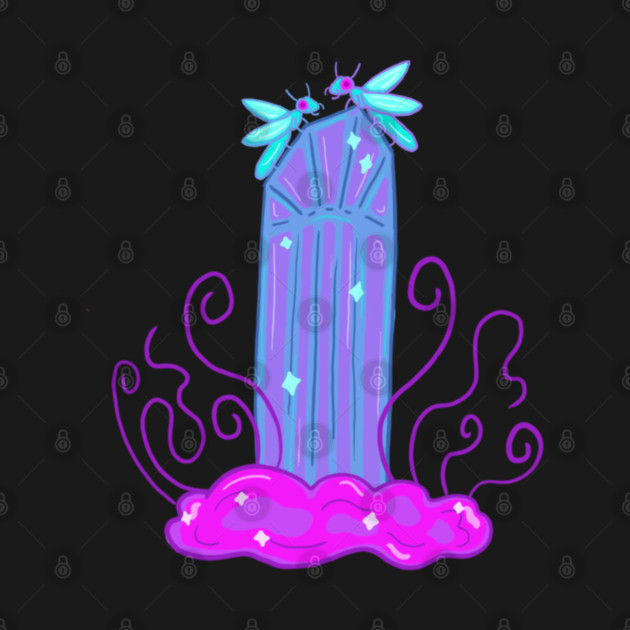 Whimsical Dragonfly Crystal Design by Nightshade Bloom