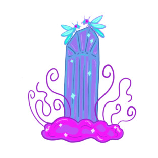 Whimsical Dragonfly Crystal Design T-Shirt