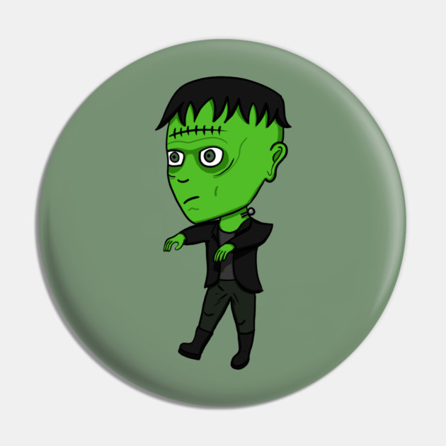 Classic Creature: Frankenstein Pin by Nightshade Bloom