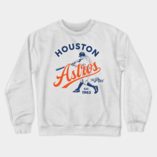 Vintage Style Houston Astros Crewneck Sweatshirt
