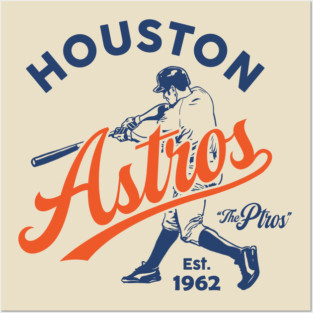 Vintage Style Houston Astros Posters and Art