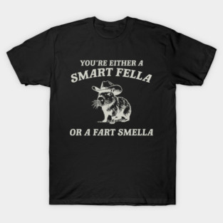 you're either a smart fella or a fart smella T-Shirt