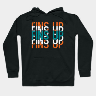 Fins Up - Miami Dolphins Hoodie