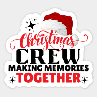 Christmas Crew Family Matching Sticker